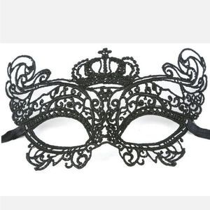 Sexy Women Lady Girl Black Lace Eye Mask for Halloween Masquerade Party US